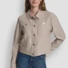 Krótka kurtka w stylu trucker