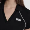 Krótka sukienka polo z logo bez rękawów