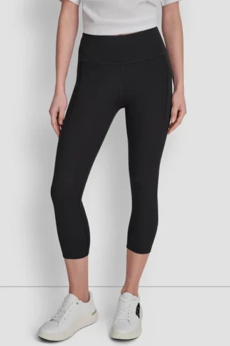 Legginsy kompresyjne Balance z wysoką talią i skróconymi nogawkami