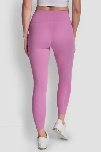 Legginsy z wysokim stanem i logo o długości 7/8