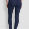 Legginsy z wysokim stanem i logo o długości 7/8