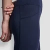 Legginsy z wysokim stanem i logo o długości 7/8