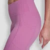 Legginsy z wysokim stanem i logo o długości 7/8