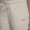 Metaliczne joggersy dresowe z logo w stylu cargo o dopasowanym kroju
