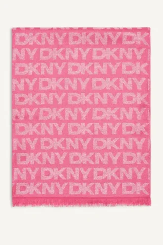 Metalowa paszmina DKNY
