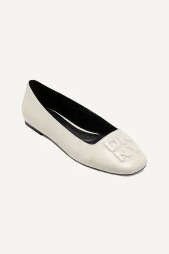 Płaskie Buty Darianne z wytłoczonym logo