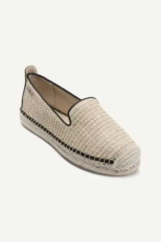 Płaskie espadryle Mallandra z rafii