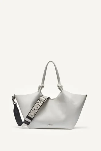 Paula średnia torba Shopper z paskiem z logo
