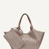 Średniej wielkości torba Shopper Paula New York z logo