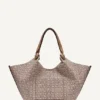 Średniej wielkości torba Shopper Paula New York z logo