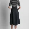 Sukienka koszulowa midi o kroju fit & flare