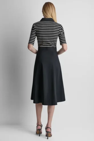 Sukienka koszulowa midi o kroju fit & flare