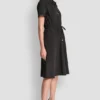Sukienka koszulowa midi o kroju fit & flare