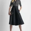 Sukienka koszulowa midi o kroju fit & flare