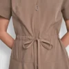 Sukienka koszulowa midi o kroju fit & flare