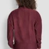 Sweter z półzamkiem i stójką z dzianiny Tech Ottoman