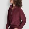 Sweter z półzamkiem i stójką z dzianiny Tech Ottoman