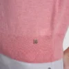 Swetr z okrągłym dekoltem i rękawami do łokci
