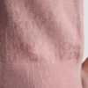 Swetry z kołnierzem polo i logo z Cyrkoniami