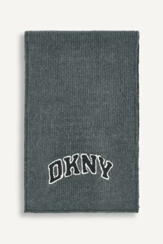 Szalik z dzianiny z logo Varsity