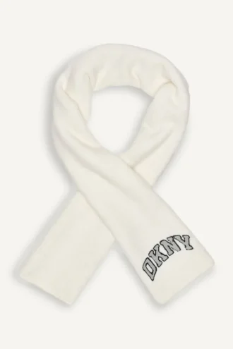 Szalik z dzianiny z logo Varsity