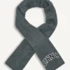 Szalik z dzianiny z logo Varsity