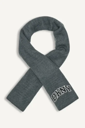 Szalik z dzianiny z logo Varsity