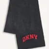 Szalik z dzianiny z logo Varsity