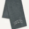 Szalik z dzianiny z logo Varsity