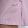 Szorty dresowe z wysokim stanem i nadrukiem logo