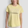T-shirt DKNY Jeans z logo Stack z Cyrkoniami