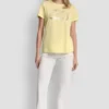 T-shirt DKNY Jeans z logo Stack z Cyrkoniami