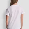 T-shirt DKNY z graffiti z Cyrkoniami