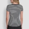 T-shirt Hudson Rib z logo w tym samym kolorze