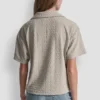T-shirt o luźnym kroju z żakardowym logo