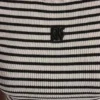 T-shirt w paski z okrągłym dekoltem