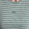 T-shirt w paski z okrągłym dekoltem