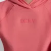 T-shirt z kapturem z siateczki i logo