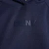 T-shirt z kapturem z siateczki i logo