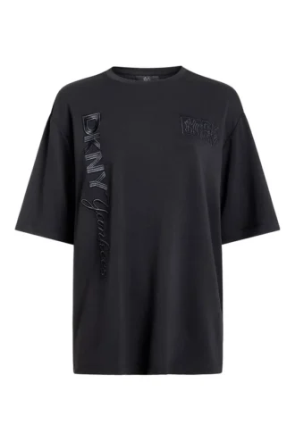 T-shirt z krótkim rękawem DKNY X Yankees z wytłoczonym logo