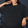 T-shirt z krótkim rękawem DKNY X Yankees z wytłoczonym logo