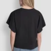 T-shirt z kryształowym logo