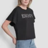 T-shirt z kryształowym logo