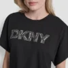 T-shirt z kryształowym logo