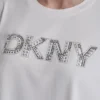 T-shirt z kryształowym logo