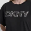 T-shirt z kryształowym logo