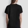T-shirt z logo DKNY 1989 i ćwiekami
