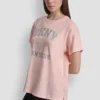 T-shirt z logo DKNY 1989 i ćwiekami
