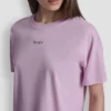T-shirt z metalicznym logo