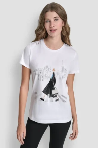 T-shirt z nadrukiem Crosswalk
